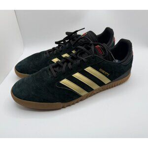 Adidas Busenitz Indoor Super 15 Anniv Skateboarding Men Size 12 Black/Gold Shoes